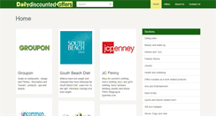 Desktop Screenshot of dailydiscountedoffers.com